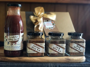Sauce & Spice Rub Gift Set Box